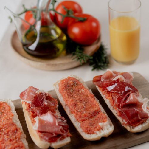 aire sano jamón tostada