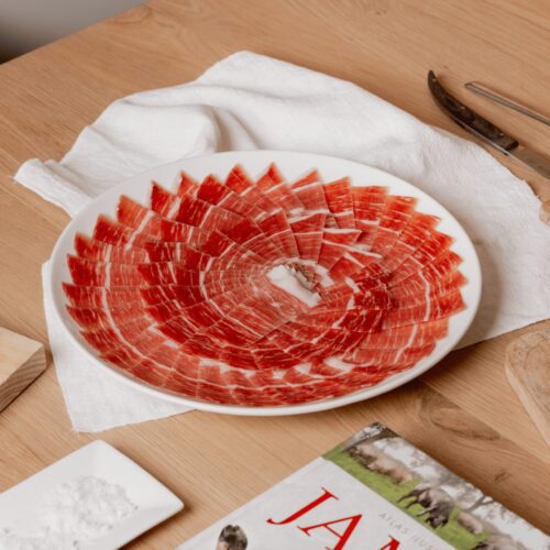 plato de jamón